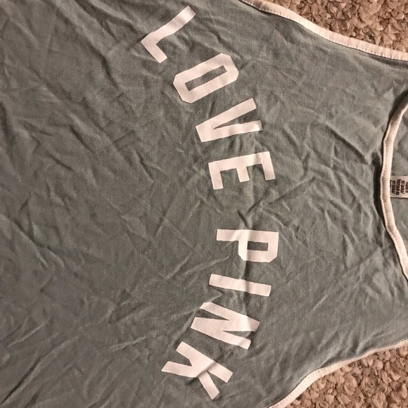 Light blue crop top from Pink - Picture 3 of 3